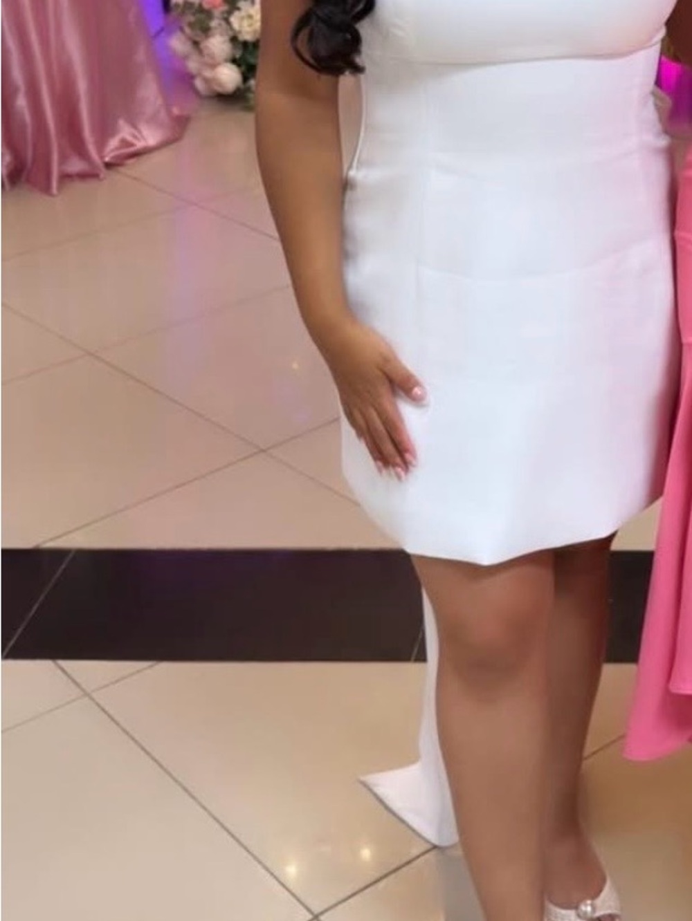 Meshki White Strapless Bow Dress - Picture 3 of 4
